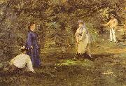 Edouard Manet Croquet-Partie Spain oil painting artist